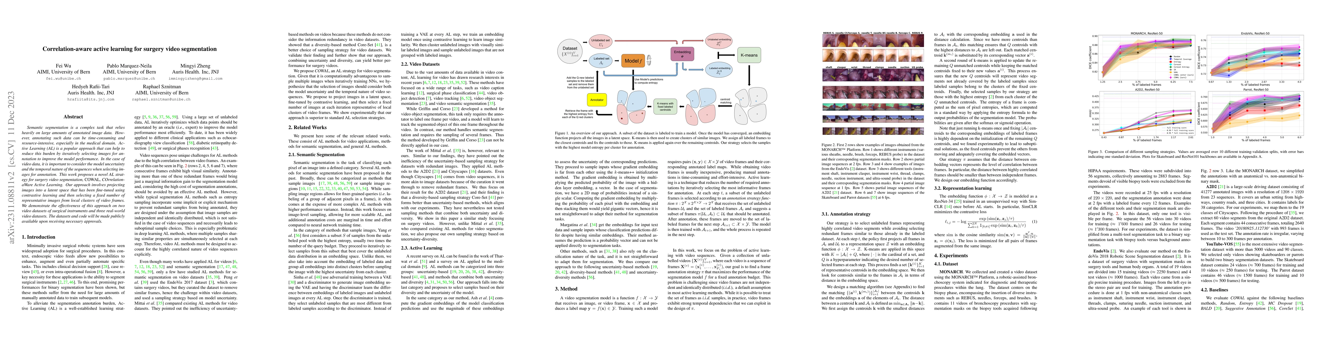 Thumbnail for Correlation-aware active learning for surgery video segmentation