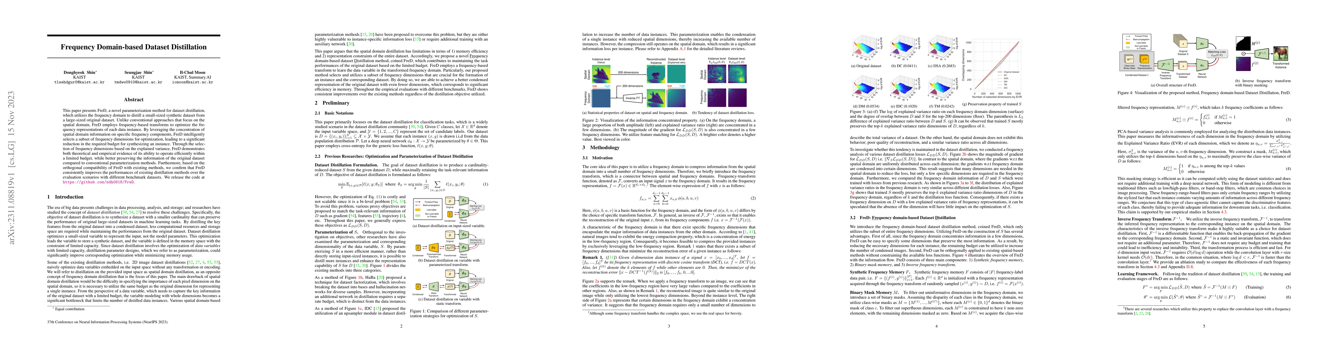 Thumbnail for Frequency Domain-based Dataset Distillation