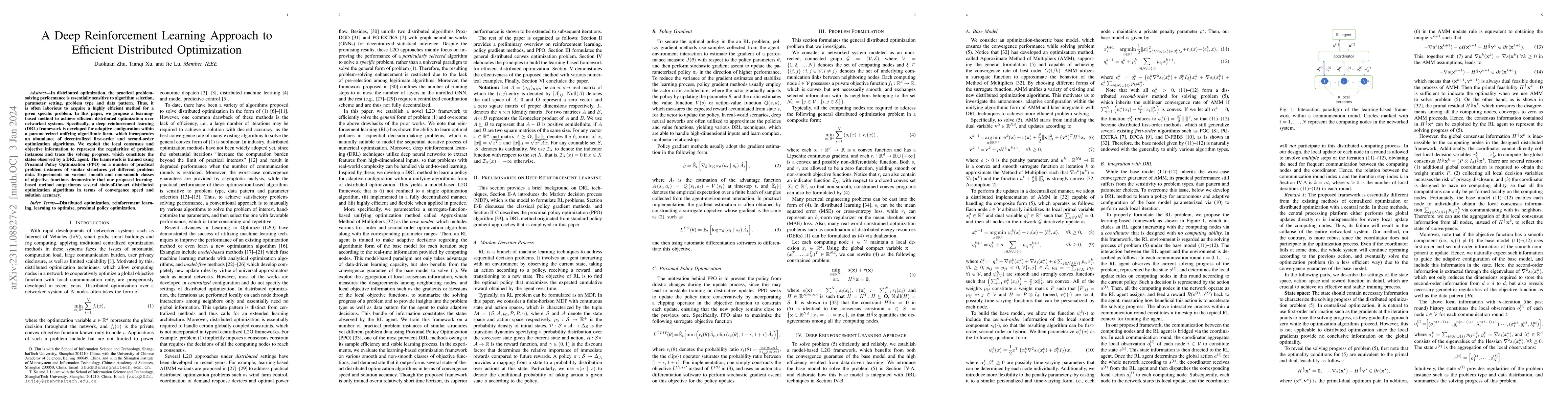 Thumbnail for A Deep Reinforcement Learning Approach to Efficient Distributed
  Optimization