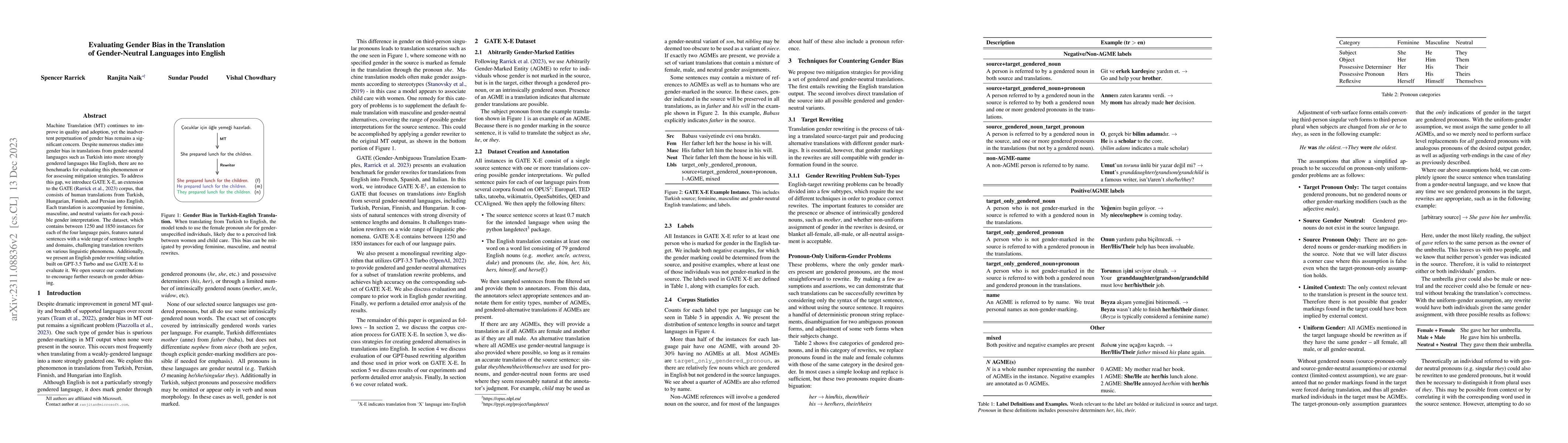 Thumbnail for Evaluating Gender Bias in the Translation of Gender-Neutral Languages
  into English