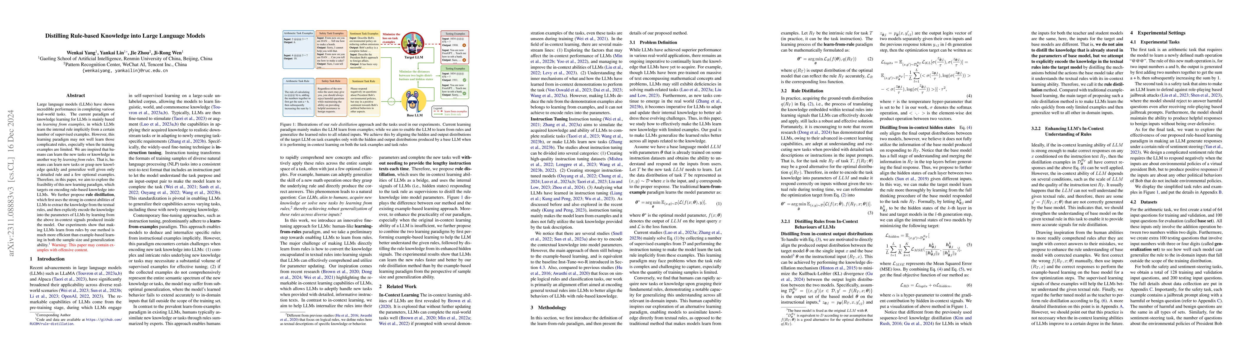 Thumbnail for Enabling Large Language Models to Learn from Rules