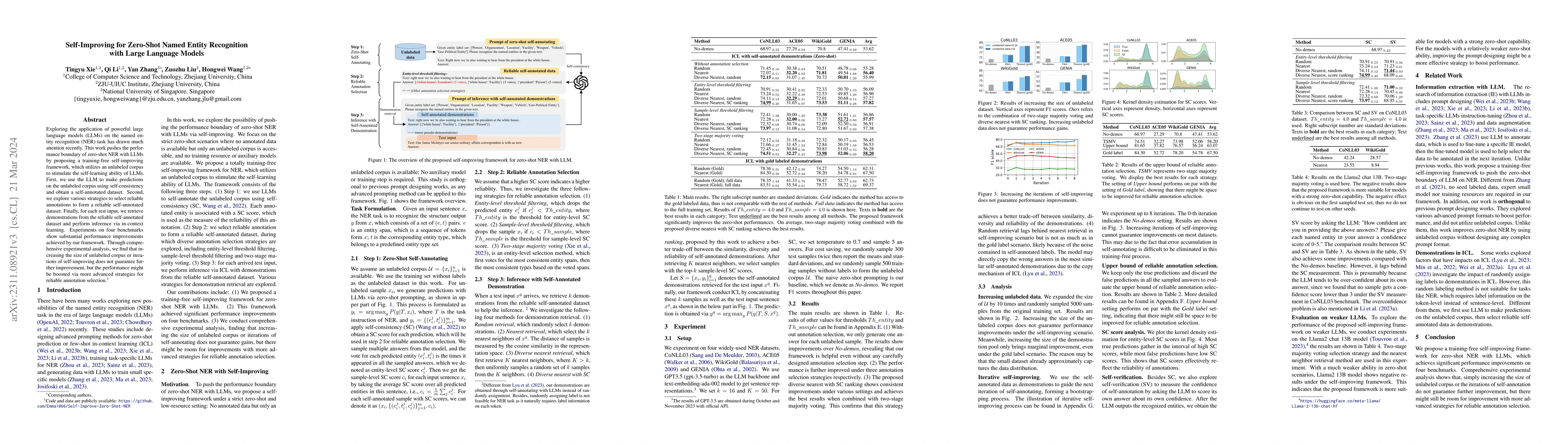Thumbnail for Self-Improving for Zero-Shot Named Entity Recognition with Large
  Language Models