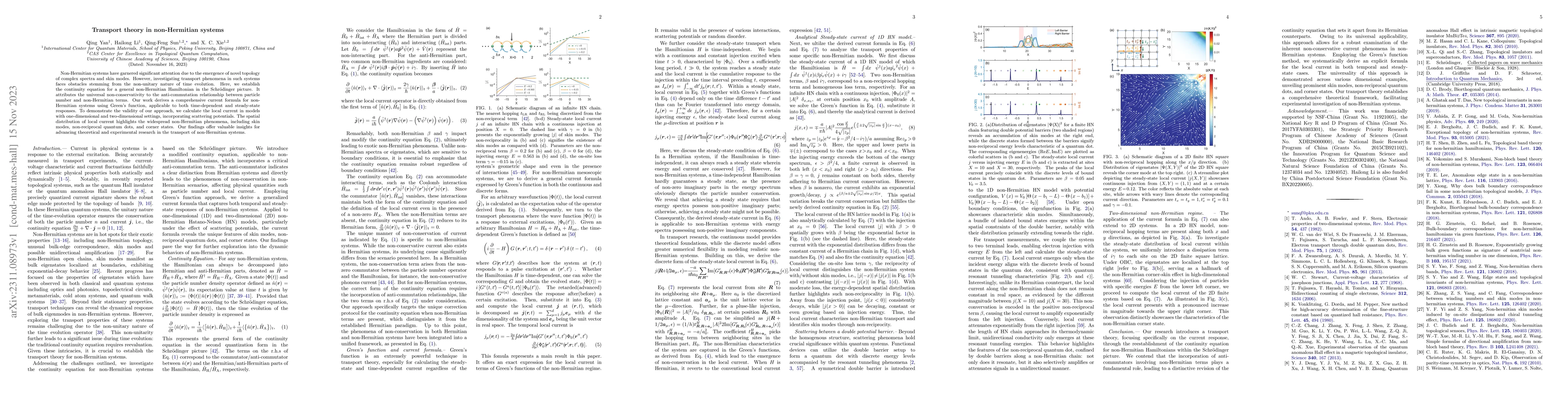Thumbnail for Transport theory in non-Hermitian systems