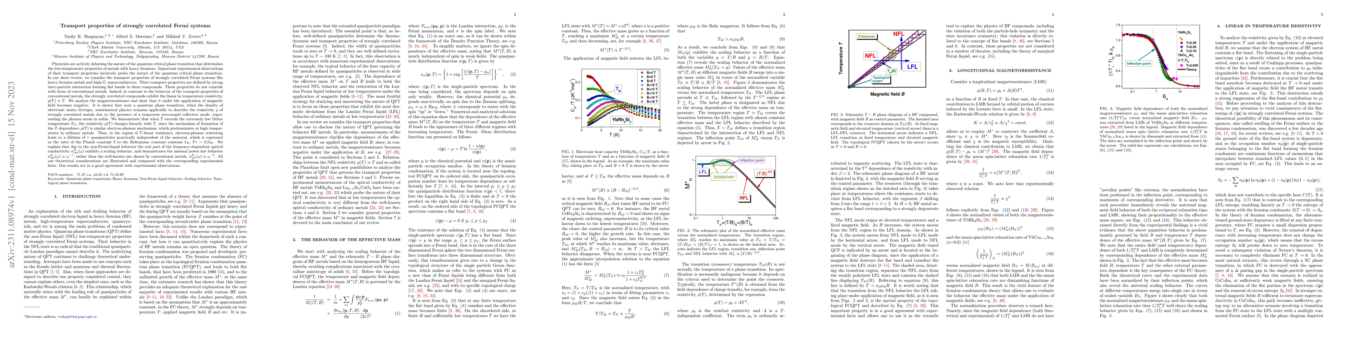 Thumbnail for Transport properties of strongly correlated Fermi systems