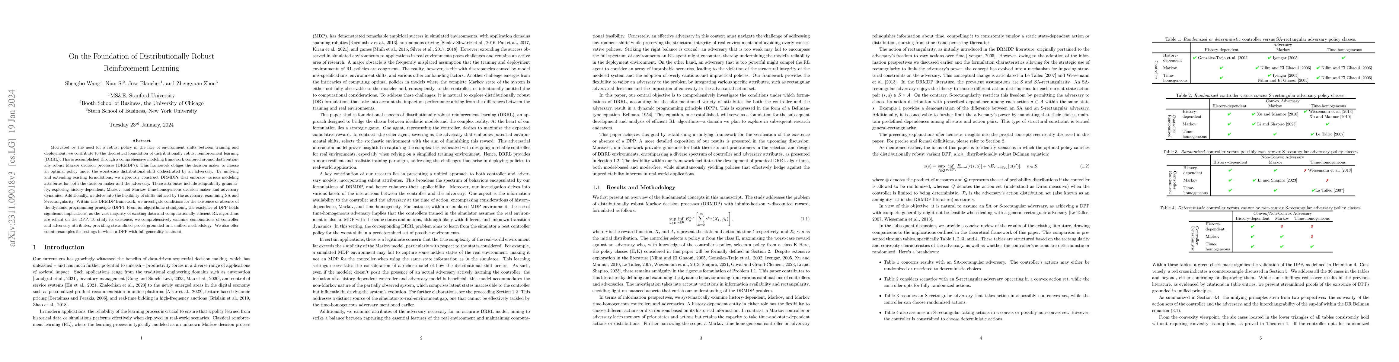 Thumbnail for On the Foundation of Distributionally Robust Reinforcement Learning