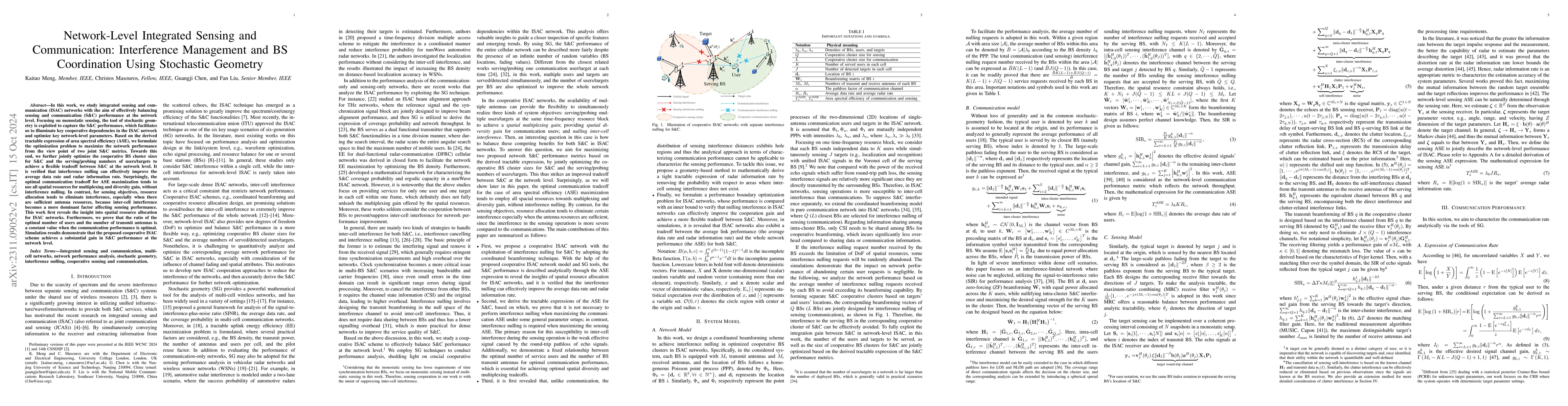 Thumbnail for Network-Level Integrated Sensing and Communication: Interference
  Management and BS Coordination Using Stochastic Geometry