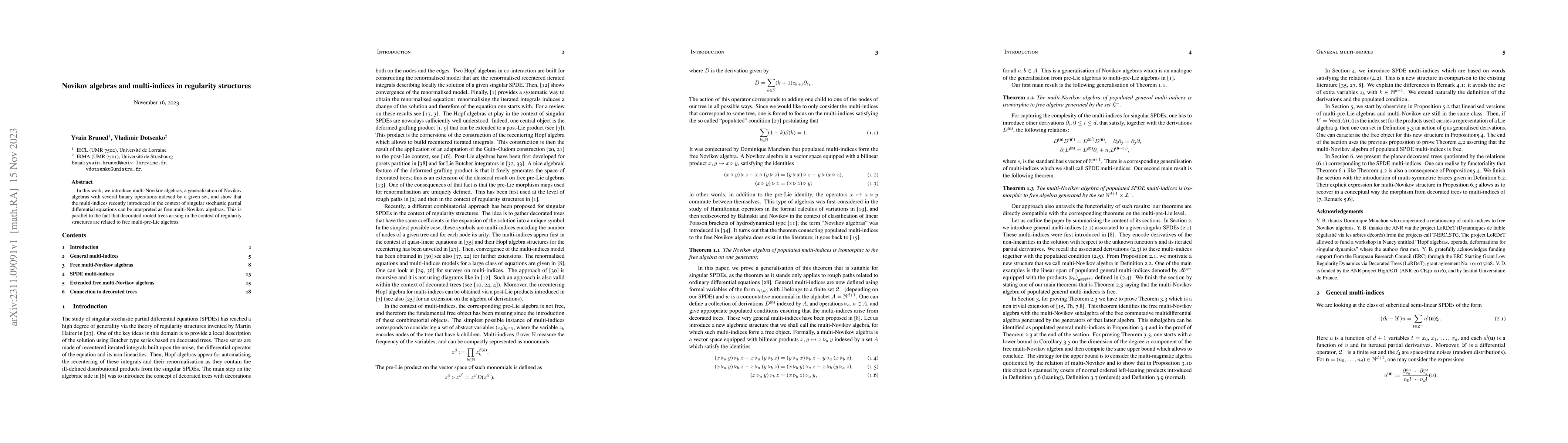 Thumbnail for Novikov algebras and multi-indices in regularity structures