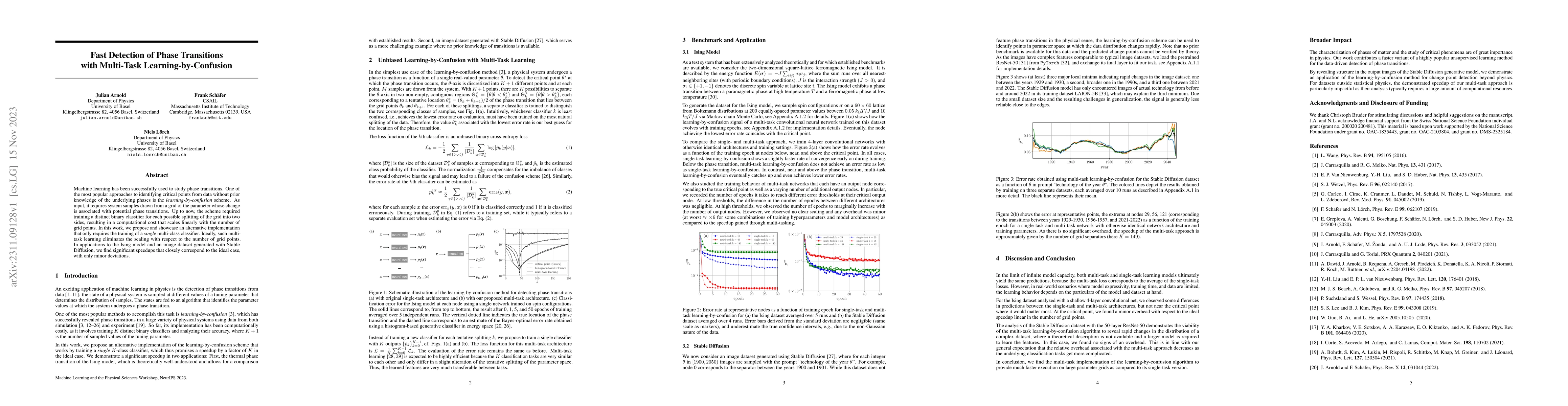 Thumbnail for Fast Detection of Phase Transitions with Multi-Task
  Learning-by-Confusion