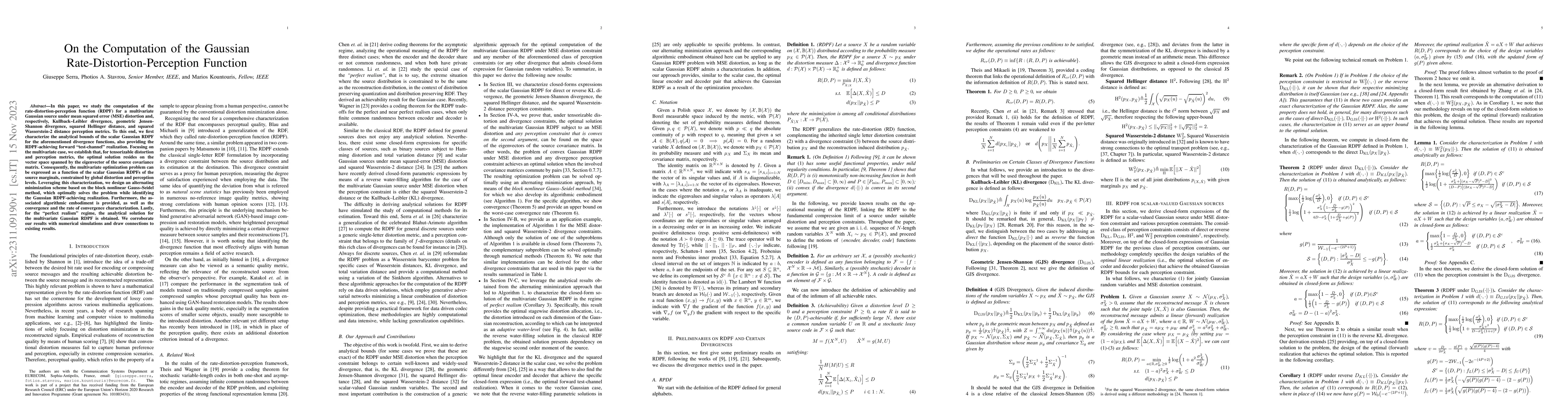 Thumbnail for On the Computation of the Gaussian Rate-Distortion-Perception Function