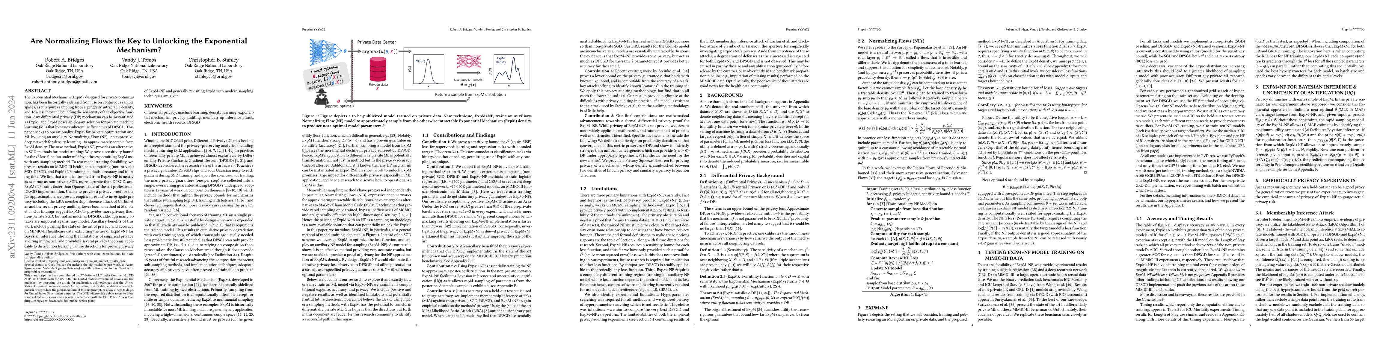 Thumbnail for Are Normalizing Flows the Key to Unlocking the Exponential Mechanism?