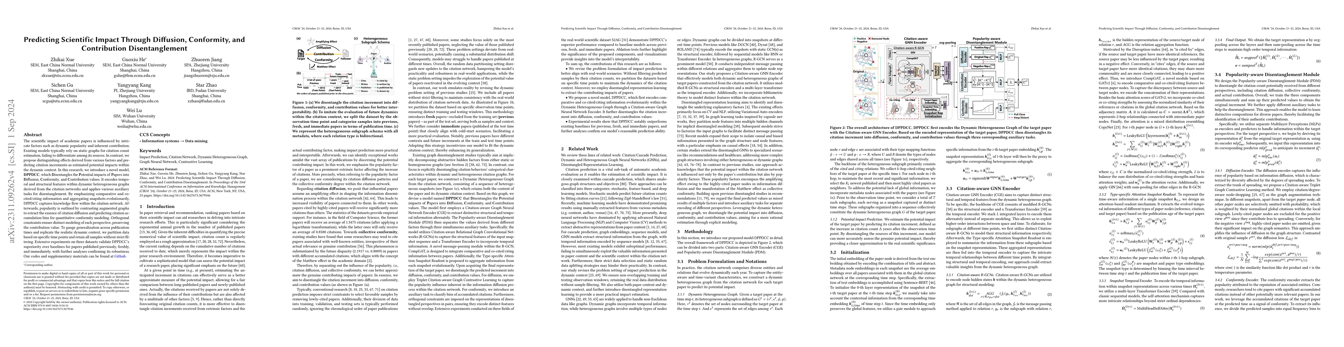 Thumbnail for Disentangling the Potential Impacts of Papers into Diffusion,
  Conformity, and Contribution Values