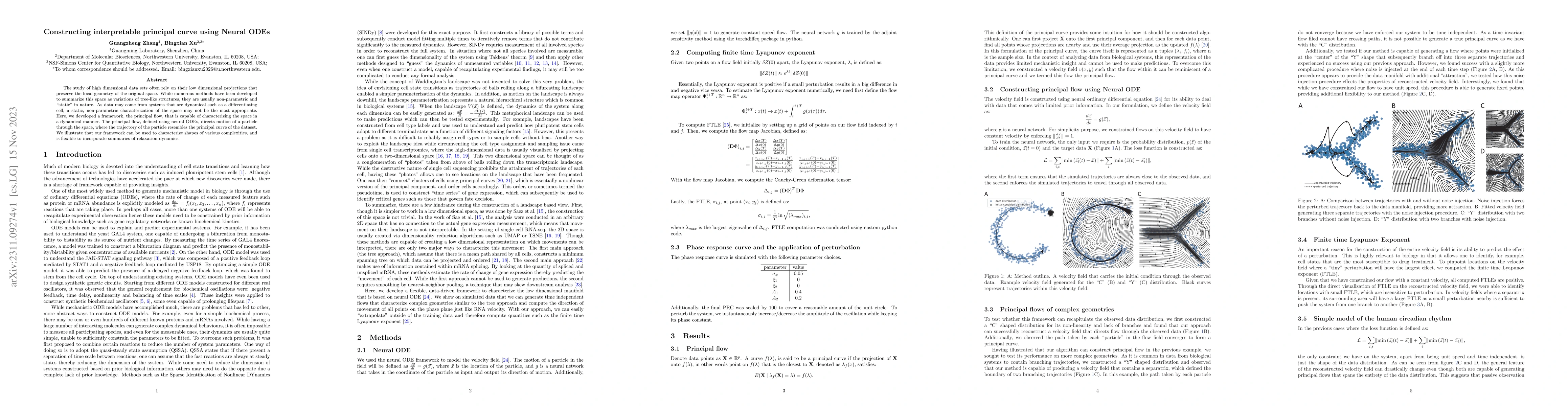 Thumbnail for Constructing interpretable principal curve using Neural ODEs