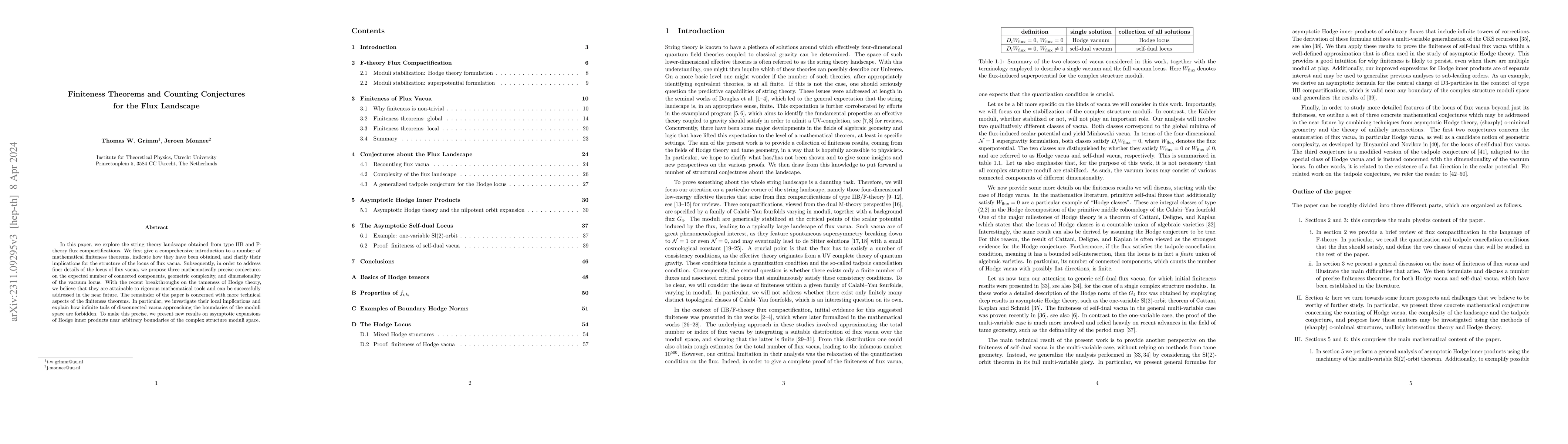 Thumbnail for Finiteness Theorems and Counting Conjectures for the Flux Landscape