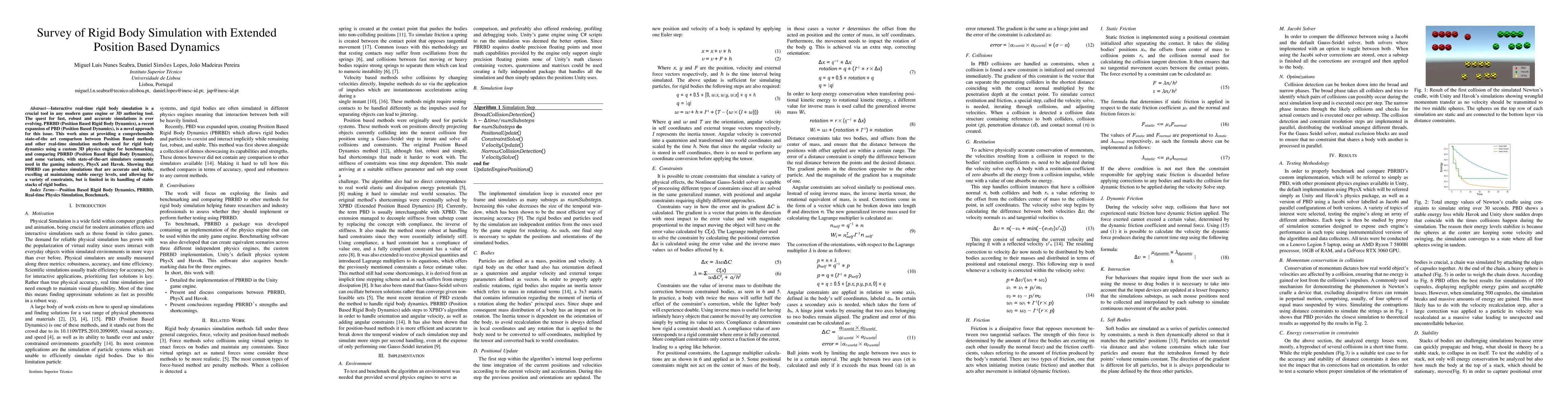 Thumbnail for Survey of Rigid Body Simulation with Extended Position Based Dynamics