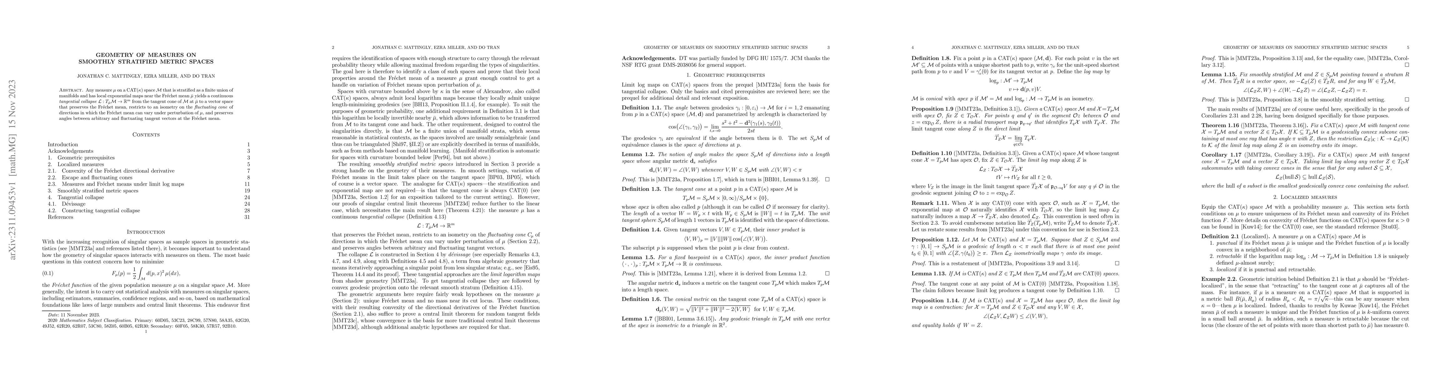 Thumbnail for Geometry of measures on smoothly stratified metric spaces