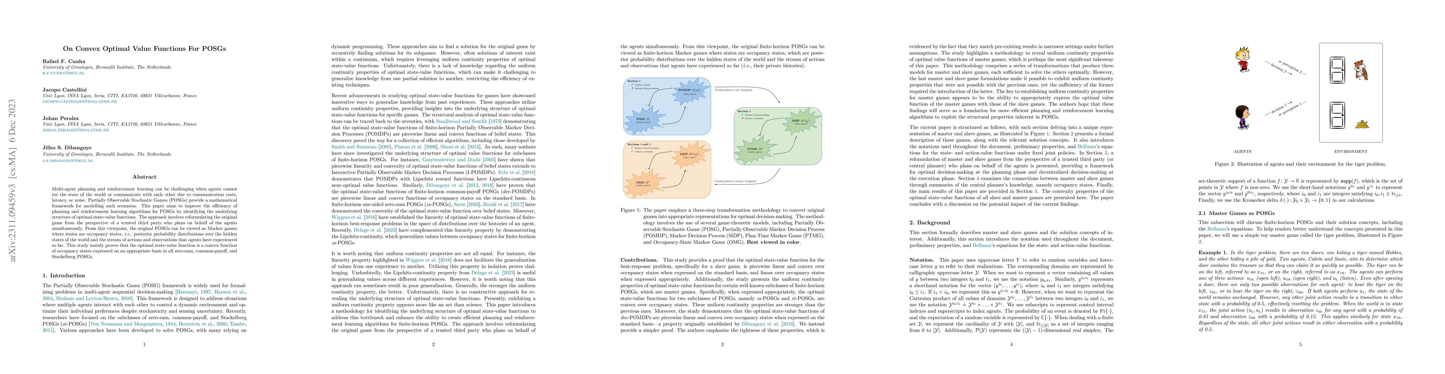 Thumbnail for On Convex Optimal Value Functions For POSGs