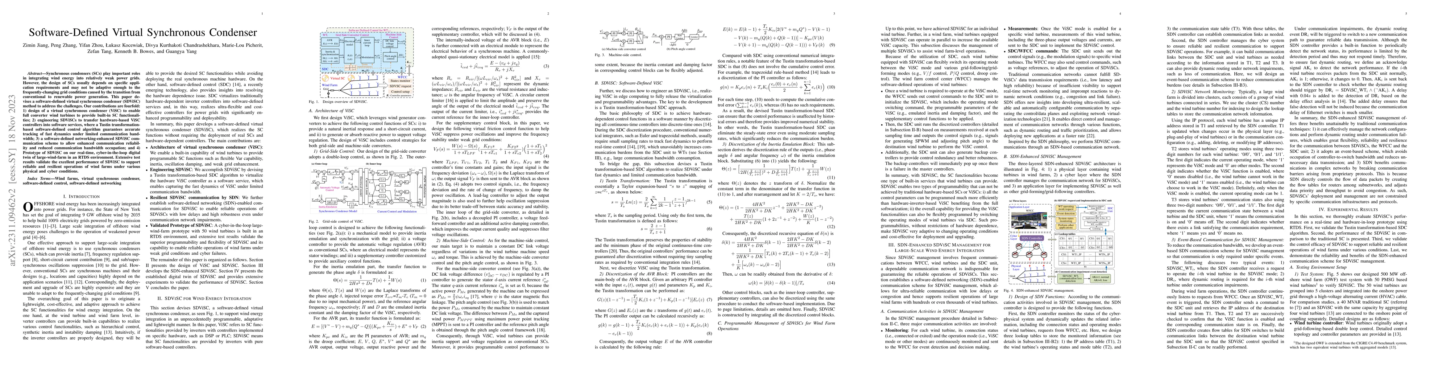 Thumbnail for Software-Defined Virtual Synchronous Condenser