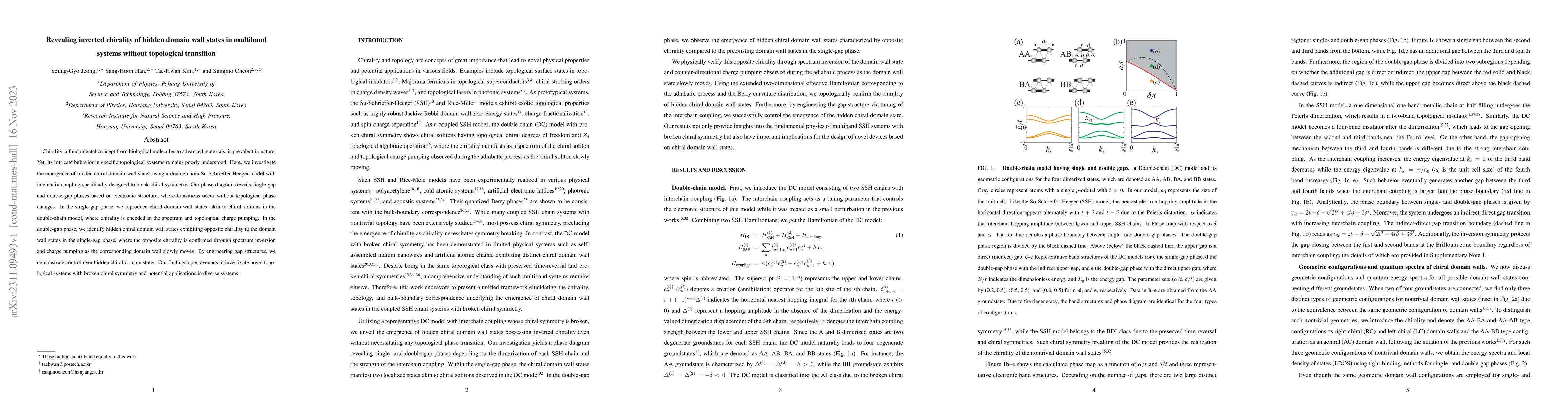 Thumbnail for Revealing inverted chirality of hidden domain wall states in multiband
  systems without topological transition