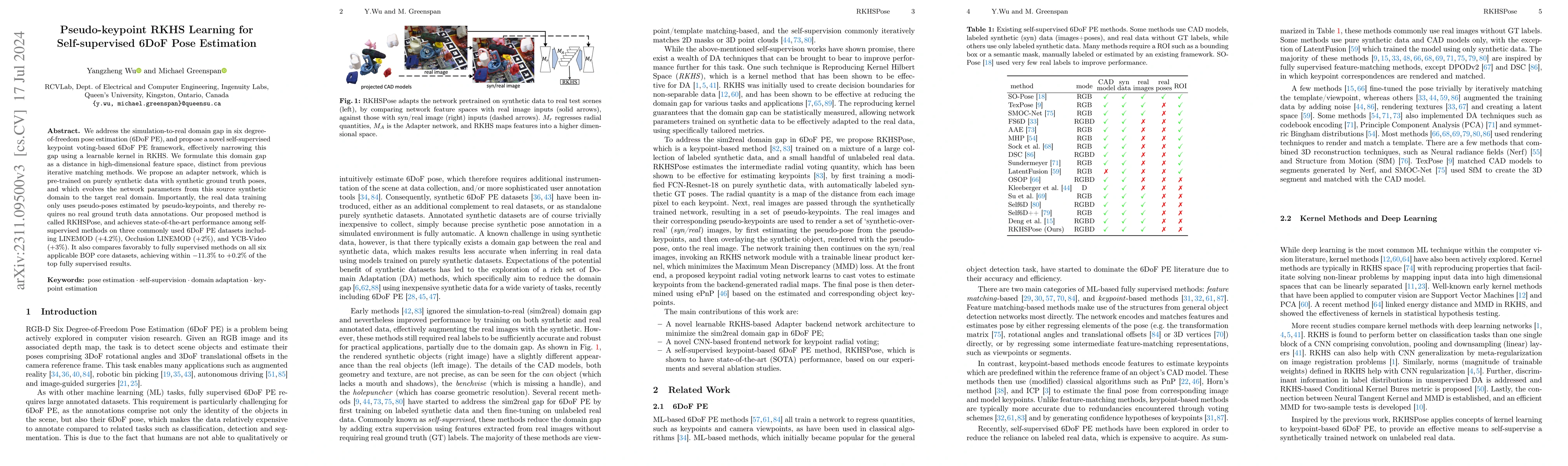 Thumbnail for Pseudo-keypoint RKHS Learning for Self-supervised 6DoF Pose Estimation