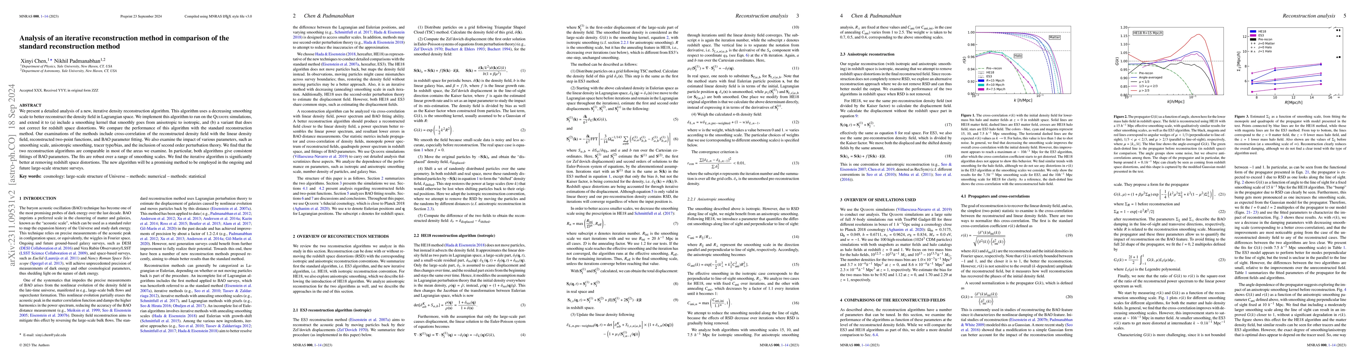 Thumbnail for Analysis of an iterative reconstruction method in comparison of the
  standard reconstruction method