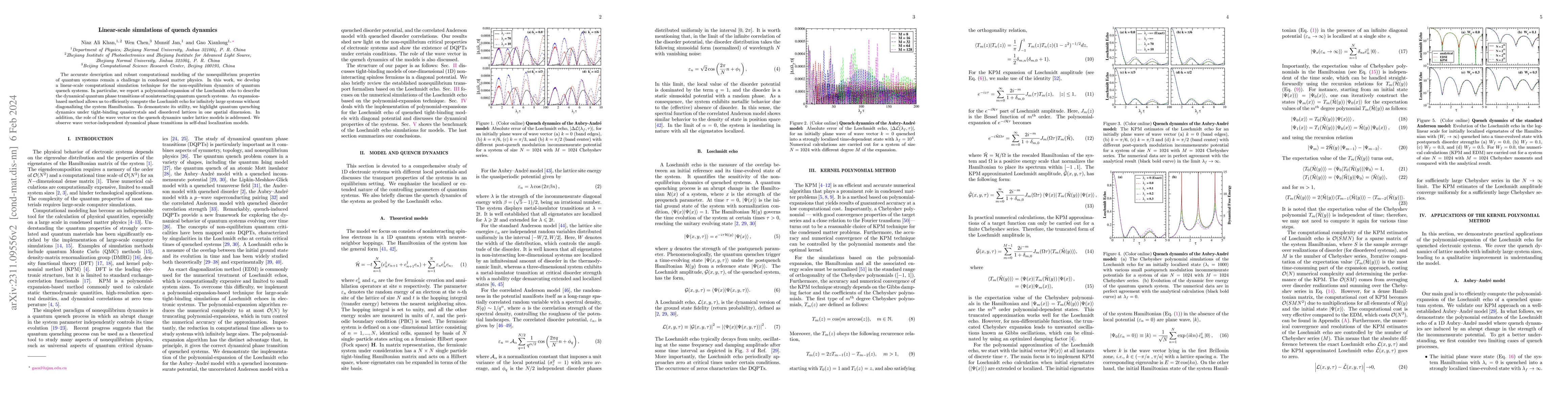 Thumbnail for Linear-scale simulations of quench dynamics