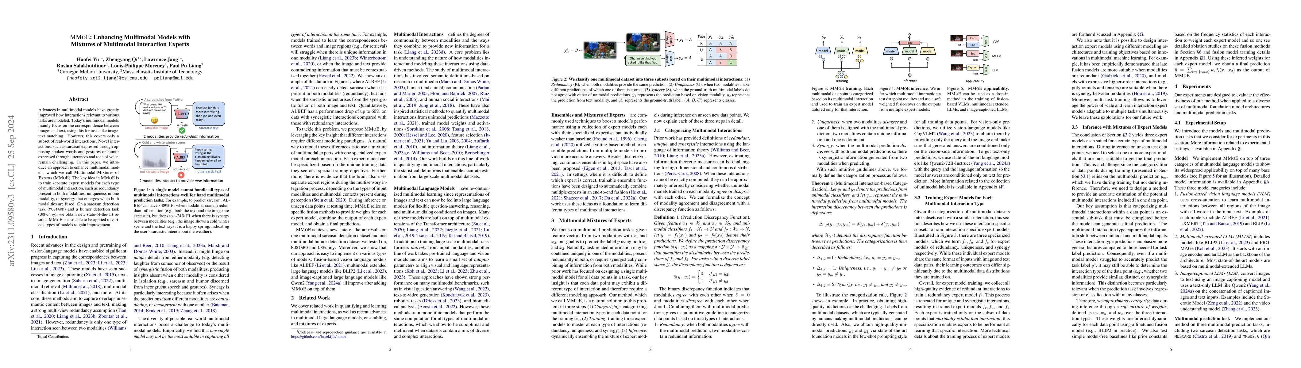 Thumbnail for MMOE: Mixture of Multimodal Interaction Experts