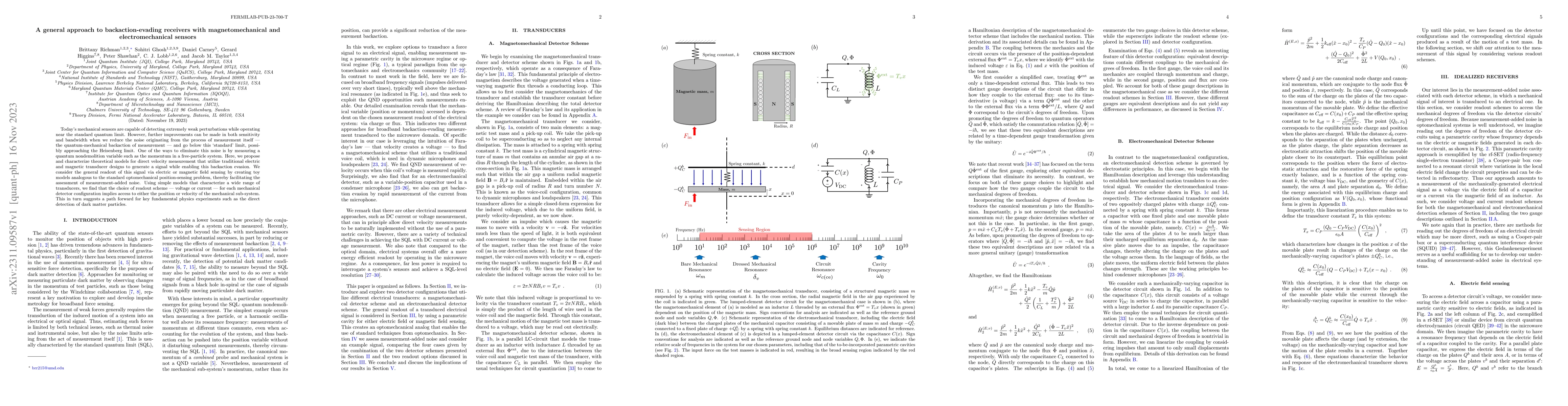Thumbnail for A general approach to backaction-evading receivers with
  magnetomechanical and electromechanical sensors