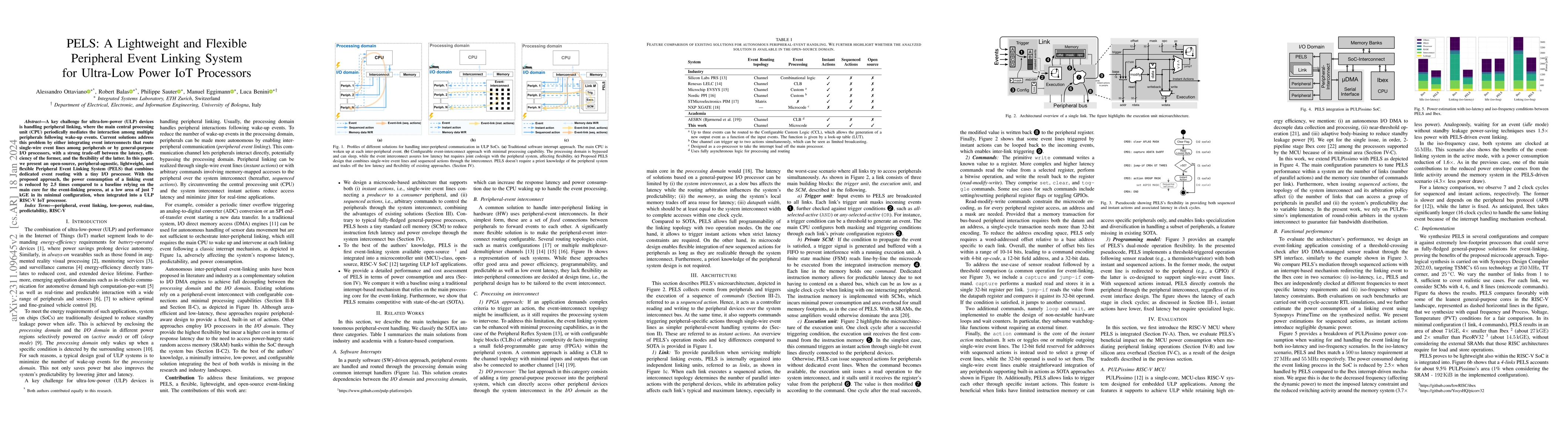 Thumbnail for PELS: A Lightweight and Flexible Peripheral Event Linking System for
  Ultra-Low Power IoT Processors