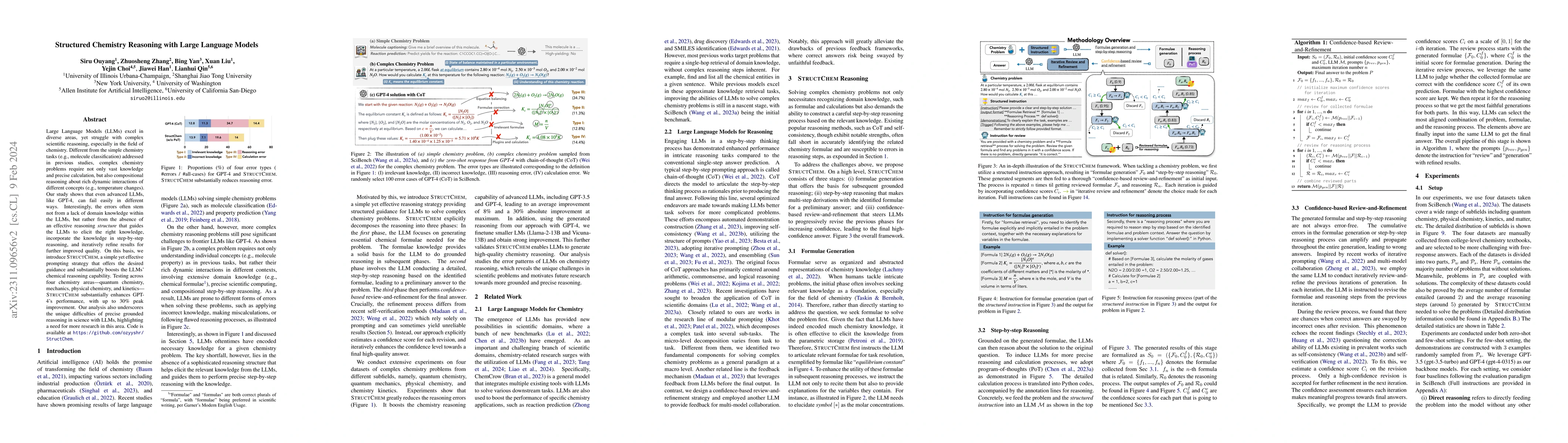 Thumbnail for Structured Chemistry Reasoning with Large Language Models
