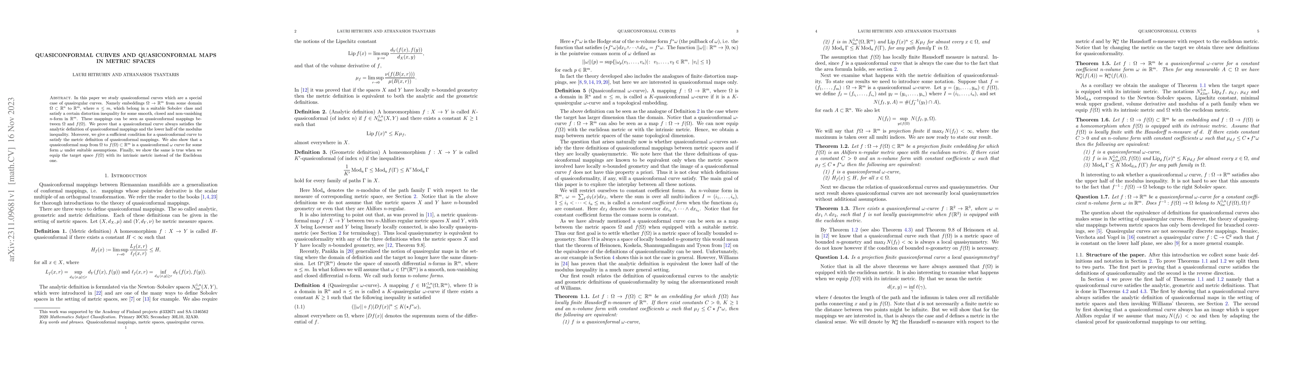 Thumbnail for Quasiconformal curves and quasiconformal maps in metric spaces