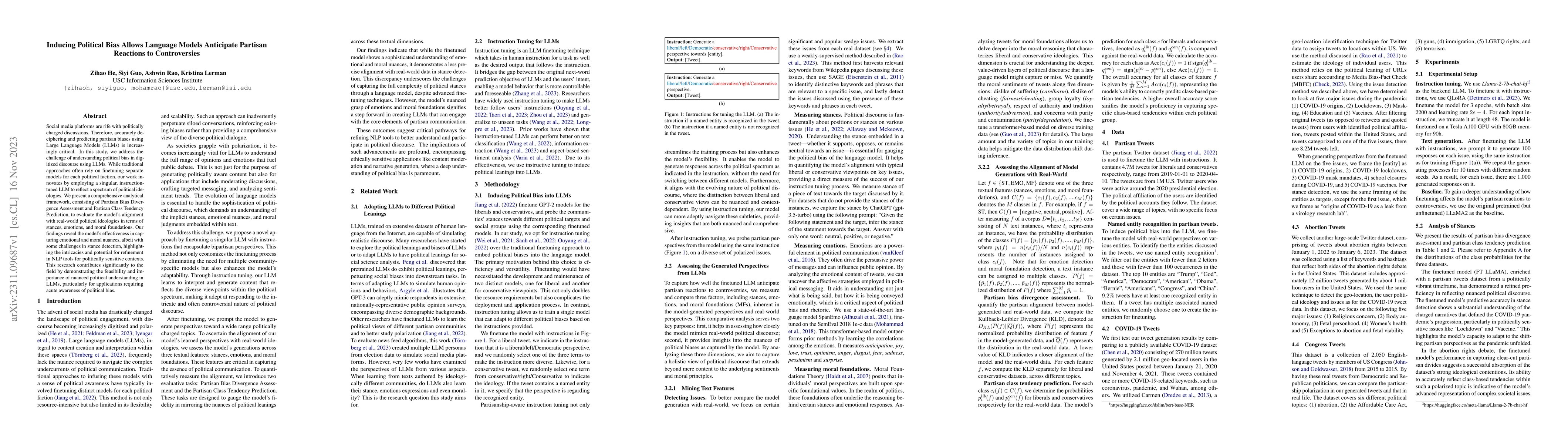 Thumbnail for Inducing Political Bias Allows Language Models Anticipate Partisan
  Reactions to Controversies