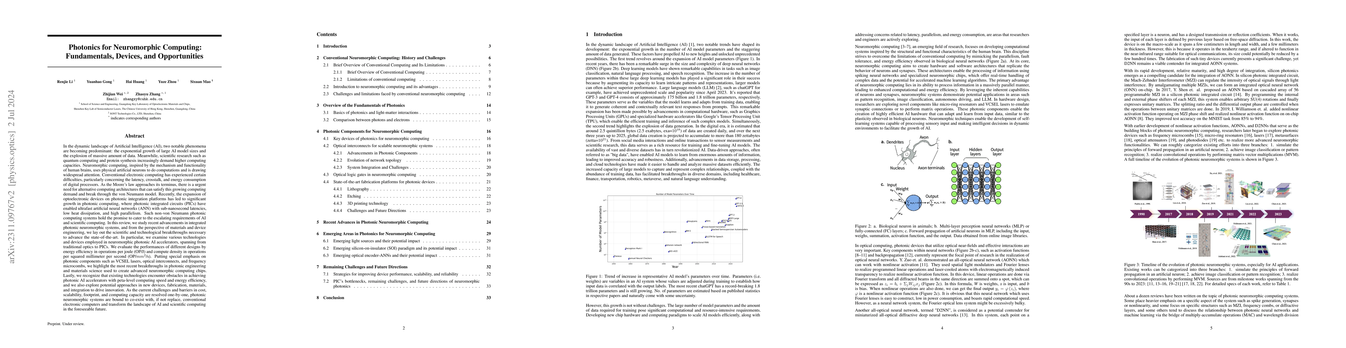 Thumbnail for Photonics for Neuromorphic Computing: Fundamentals, Devices, and
  Opportunities