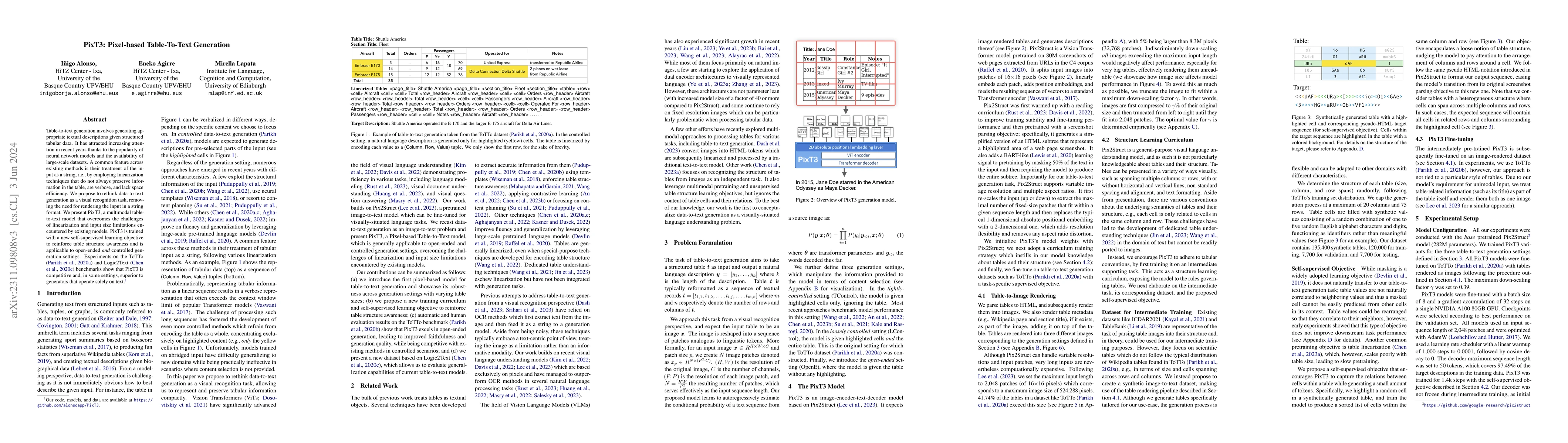 Thumbnail for PixT3: Pixel-based Table-To-Text Generation