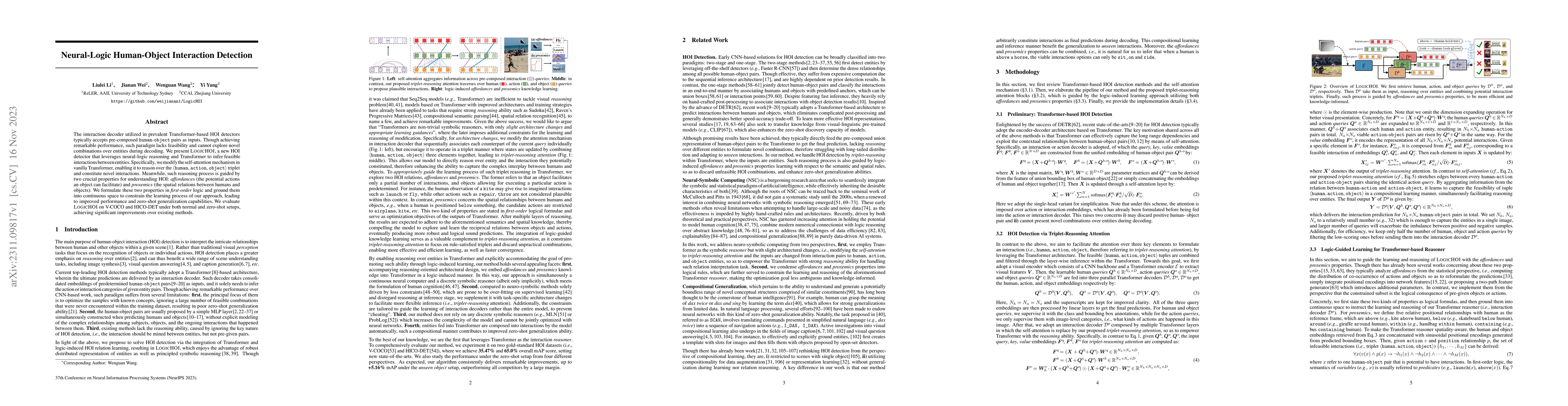 Thumbnail for Neural-Logic Human-Object Interaction Detection