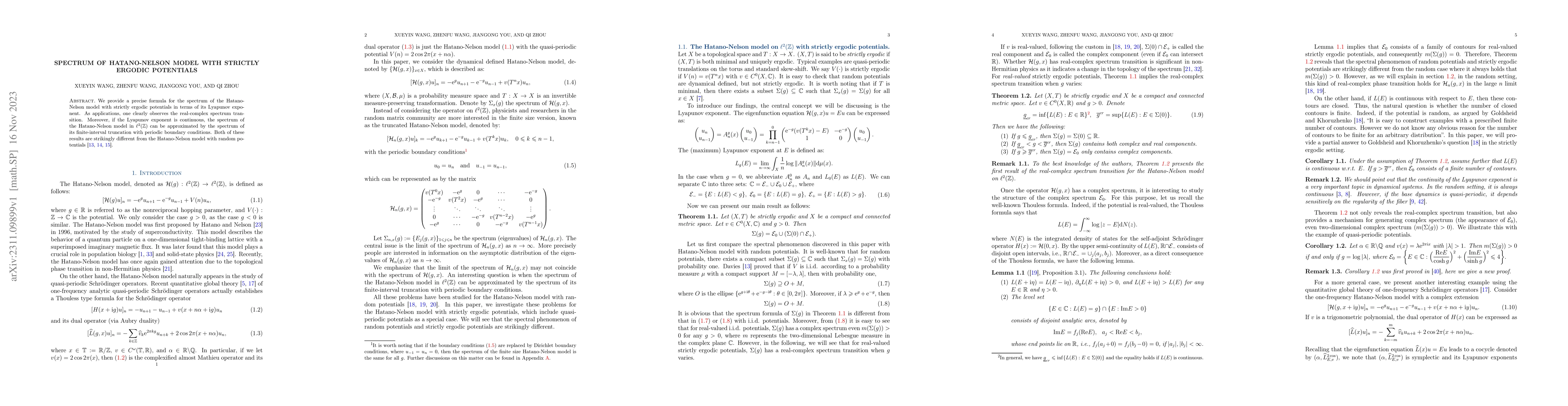 Thumbnail for Spectrum of Hatano-Nelson model with strictly ergodic potentials
