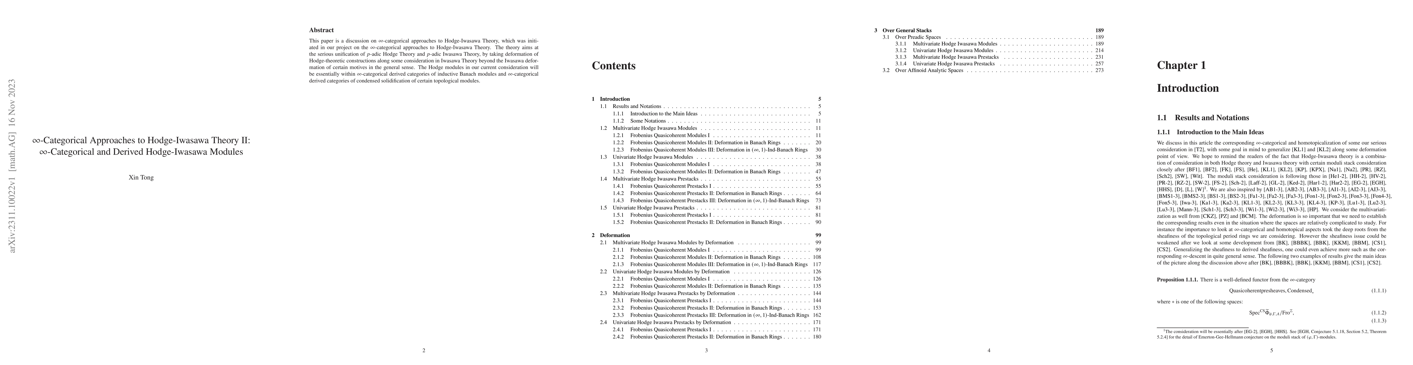 Thumbnail for $\infty$-Categorical Approaches to Hodge-Iwasawa Theory II:
  $\infty$-Categorical and Derived Hodge-Iwasawa Modules