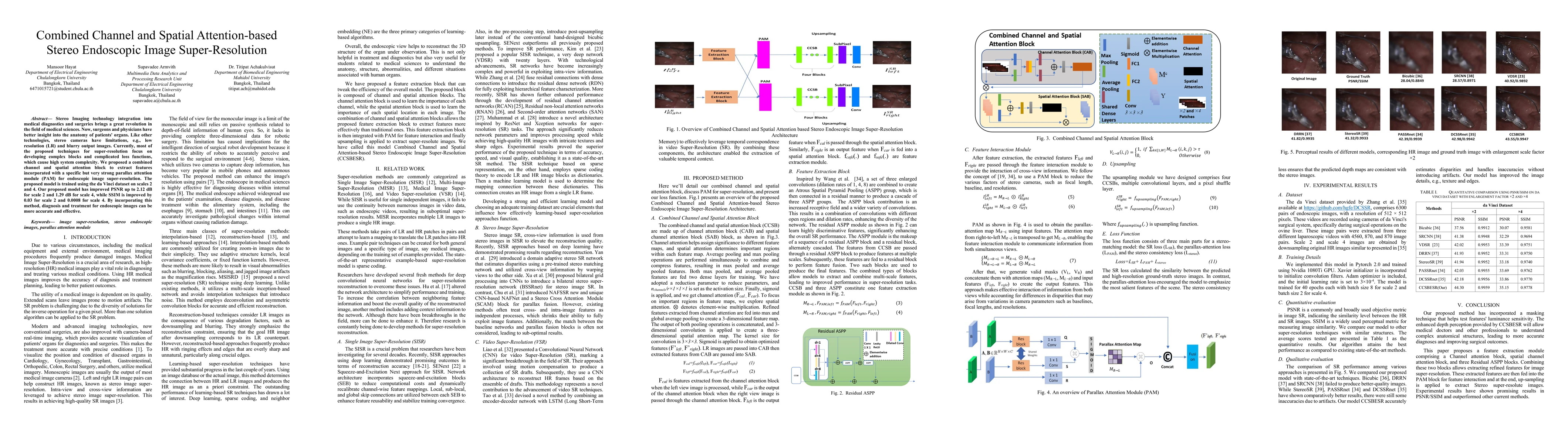 Thumbnail for Combined Channel and Spatial Attention-based Stereo Endoscopic Image
  Super-Resolution