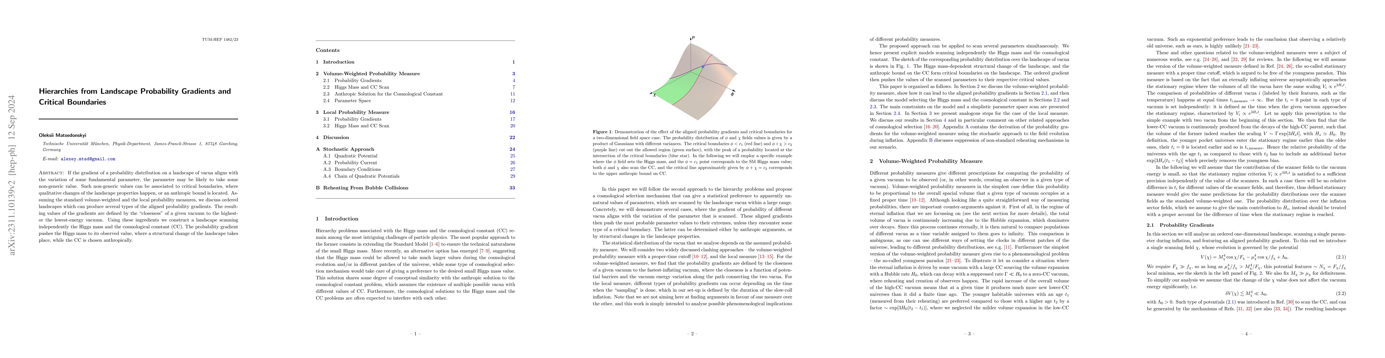 Thumbnail for Hierarchies from Landscape Probability Gradients and Critical Boundaries
