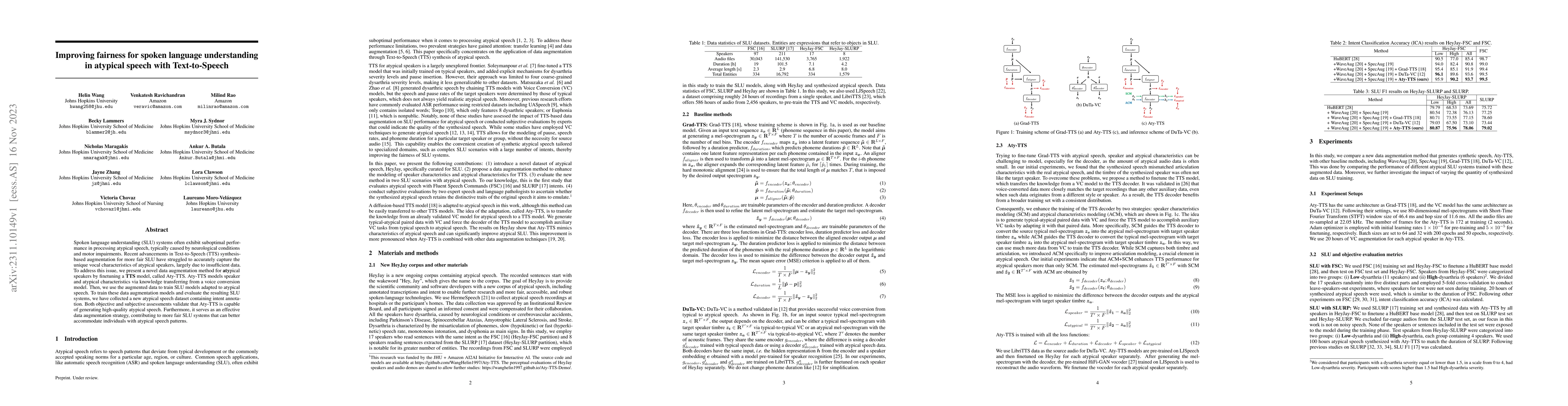 Thumbnail for Improving fairness for spoken language understanding in atypical speech
  with Text-to-Speech