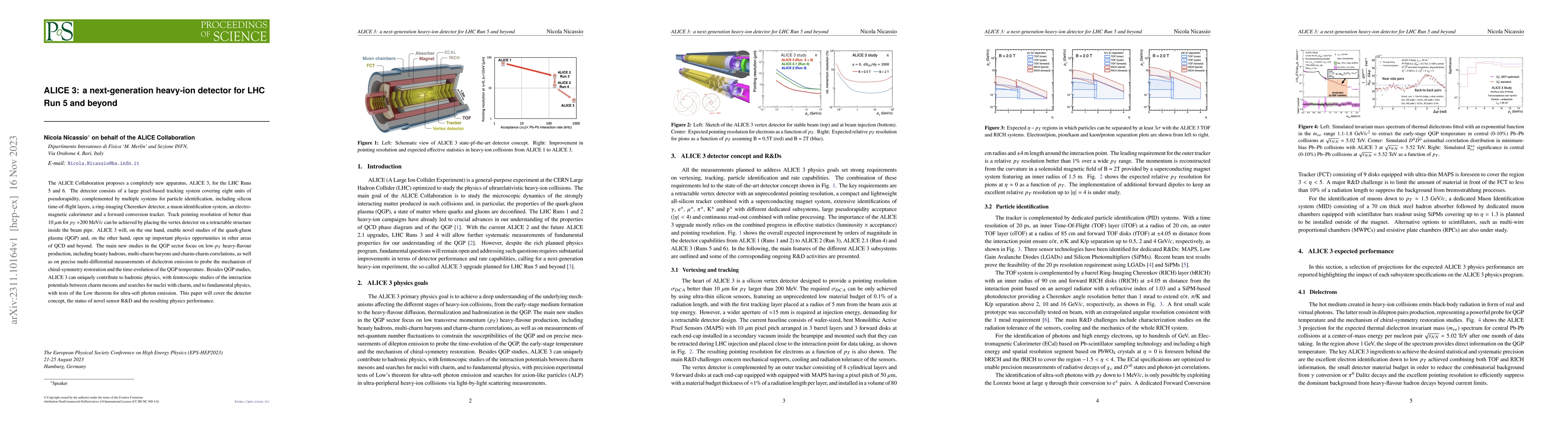 Thumbnail for ALICE 3: a next-generation heavy-ion detector for LHC Run 5 and beyond