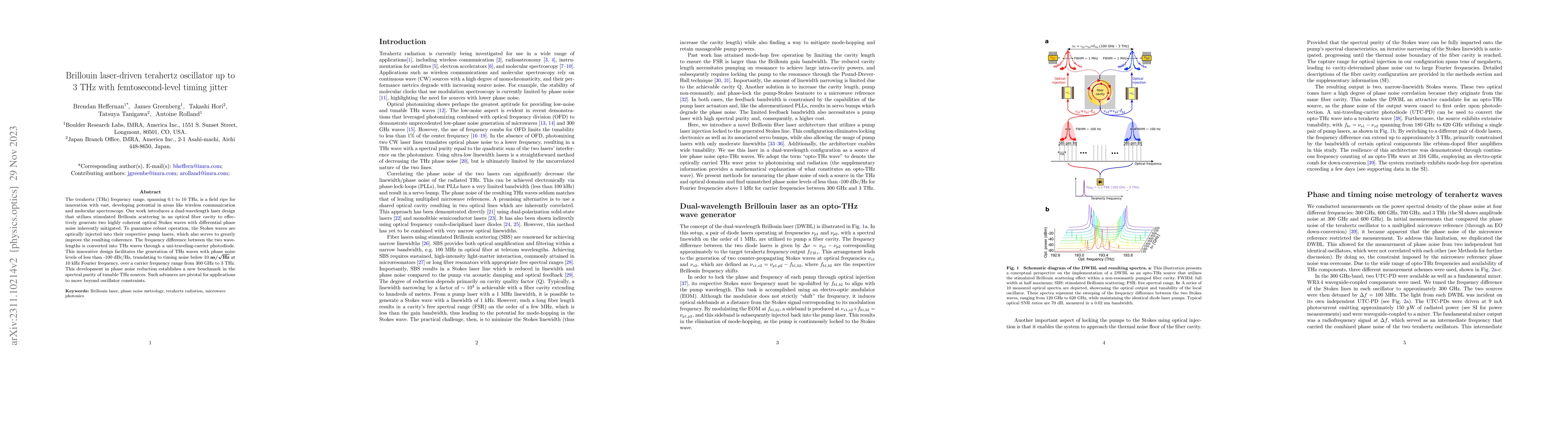 Thumbnail for Brillouin laser-driven terahertz oscillator up to 3 THz with
  femtosecond-level timing jitter