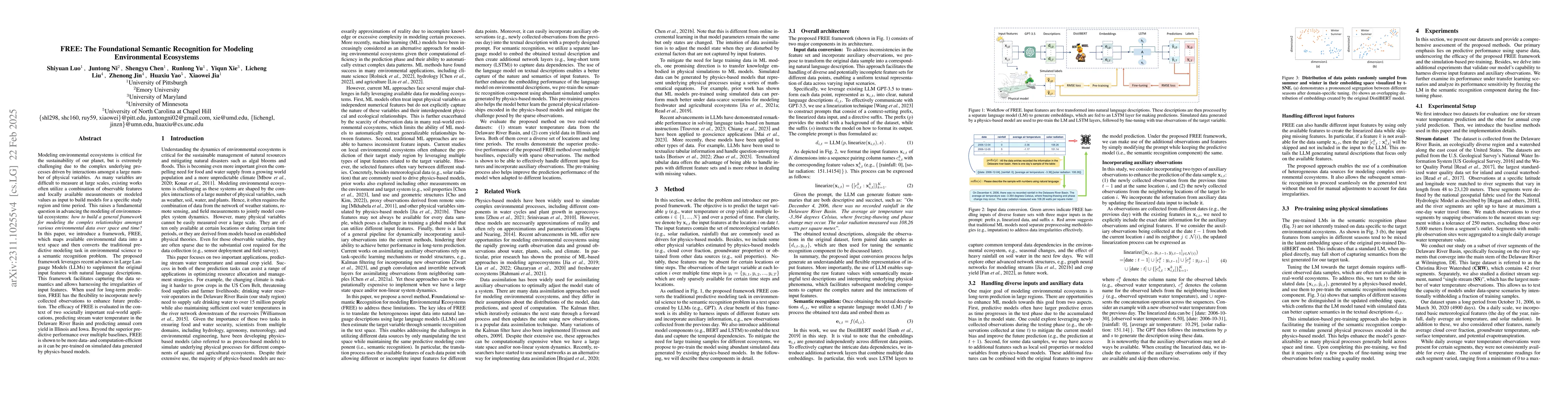 Thumbnail for FREE: The Foundational Semantic Recognition for Modeling Environmental
  Ecosystems