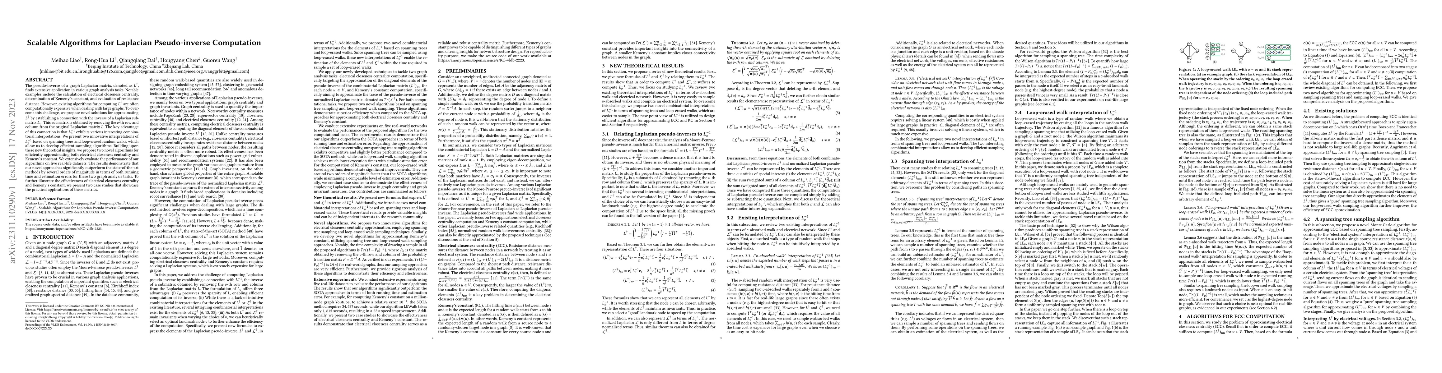 Thumbnail for Scalable Algorithms for Laplacian Pseudo-inverse Computation