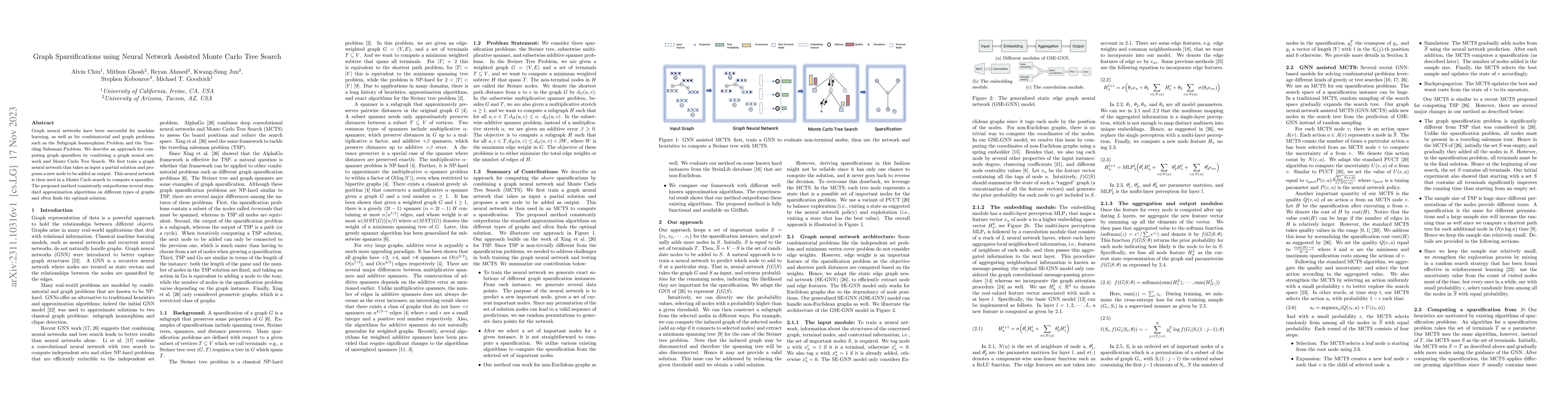 Thumbnail for Graph Sparsifications using Neural Network Assisted Monte Carlo Tree
  Search
