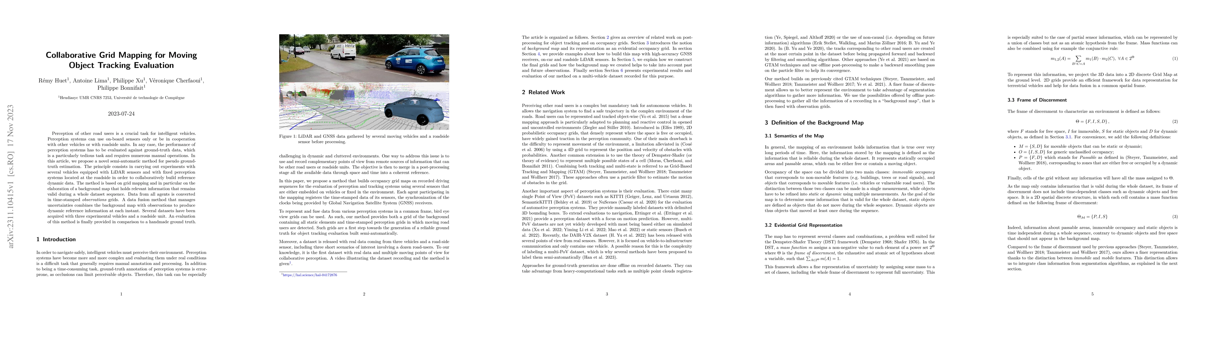 Thumbnail for Collaborative Grid Mapping for Moving Object Tracking Evaluation