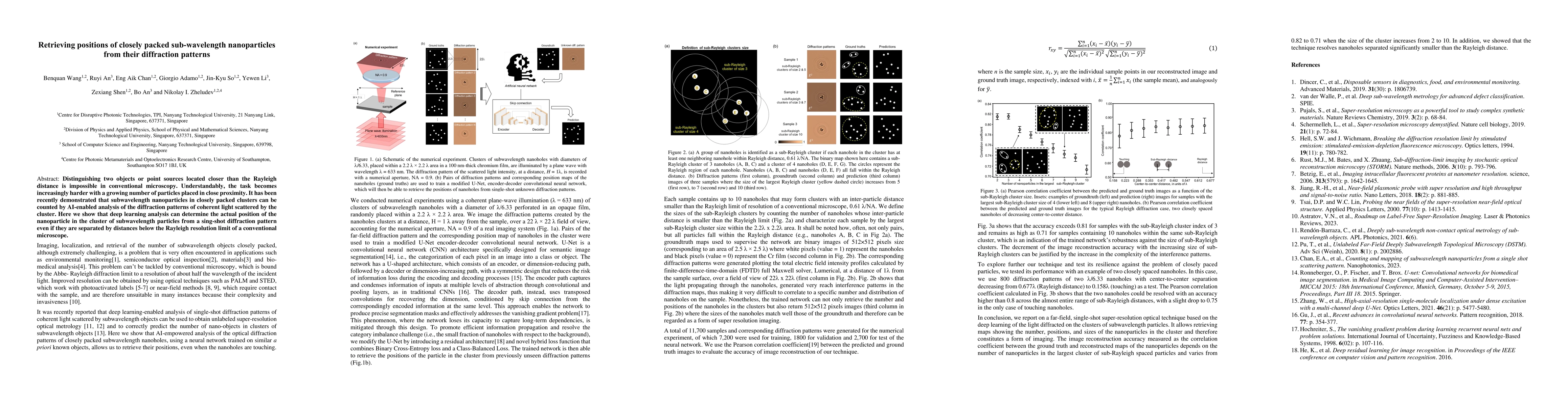 Thumbnail for Retrieving positions of closely packed sub-wavelength nanoparticles from
  their diffraction patterns