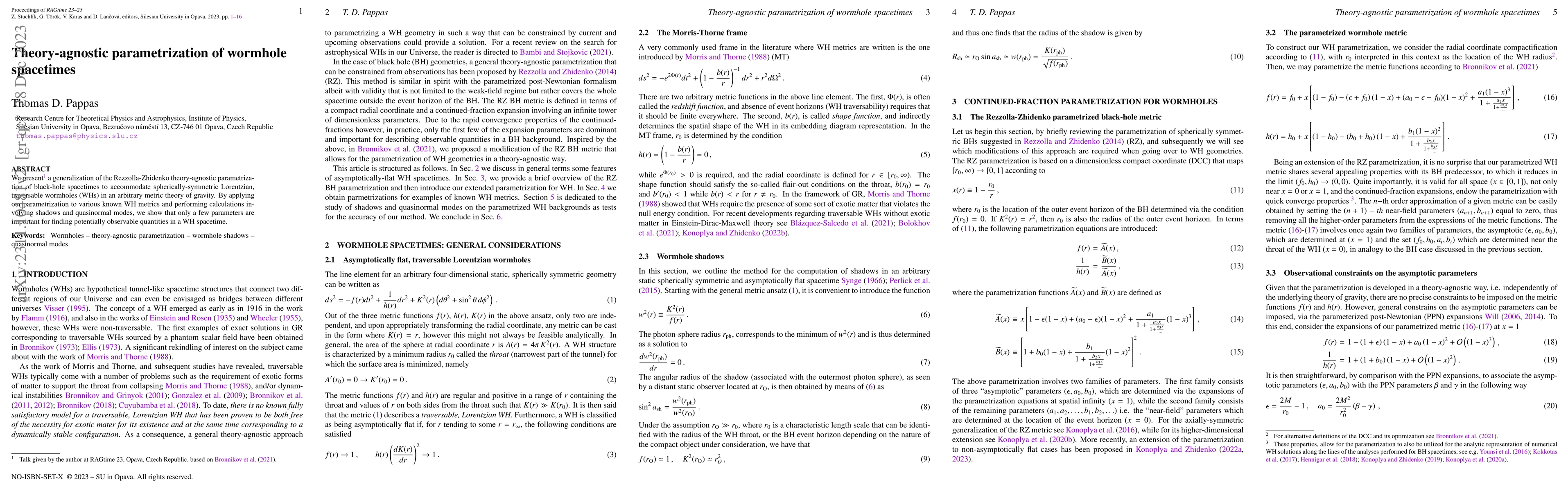 Thumbnail for Theory-agnostic parametrization of wormhole spacetimes