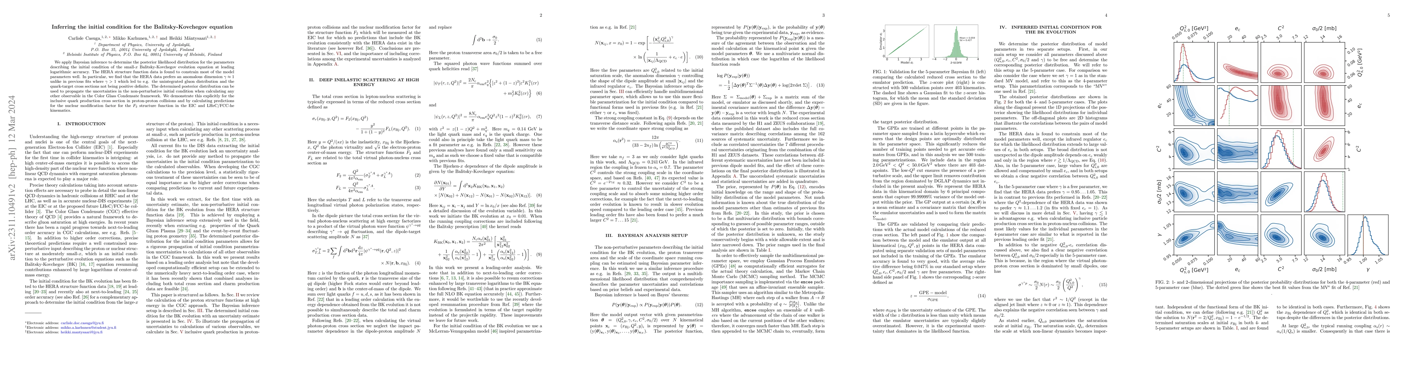 Thumbnail for Inferring the initial condition for the Balitsky-Kovchegov equation