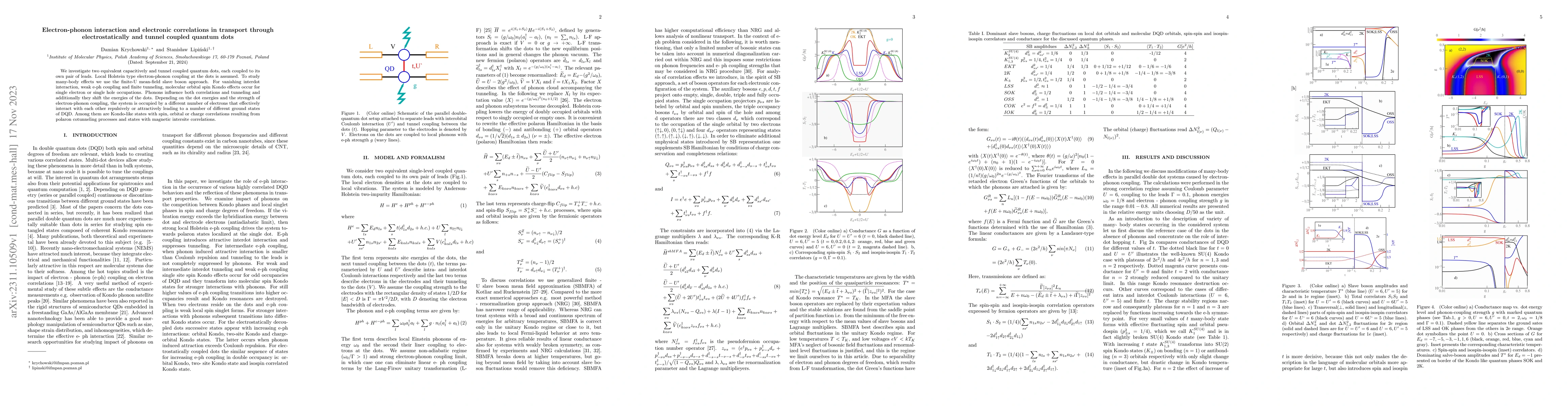 Thumbnail for Electron-phonon interaction and electronic correlations in transport
  through electrostatically and tunnel coupled quantum dots