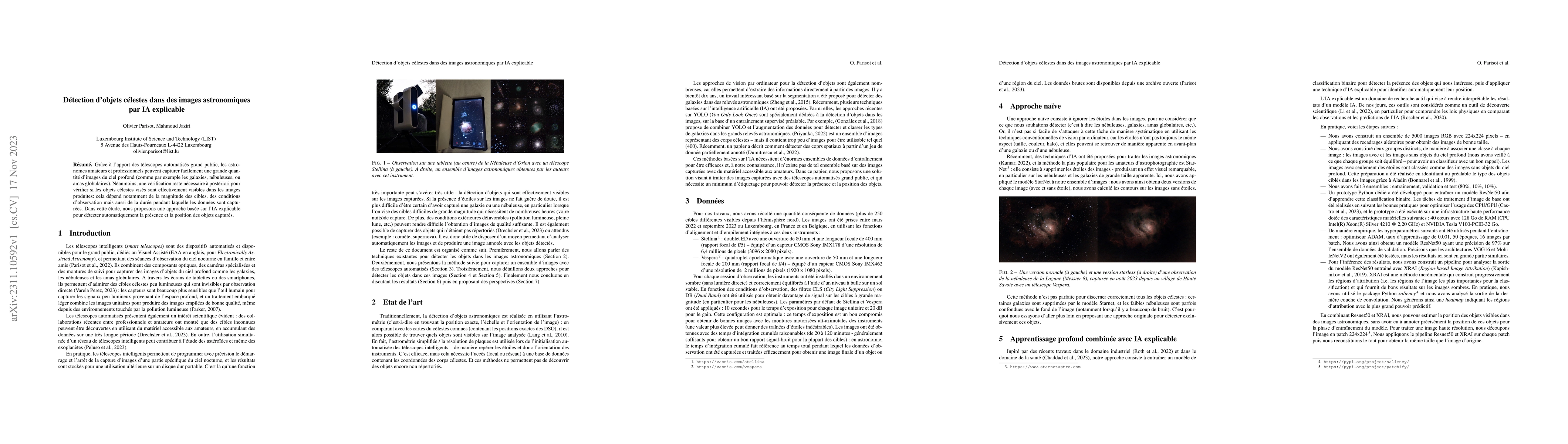Thumbnail for D\'etection d'objets c\'elestes dans des images astronomiques par IA
  explicable